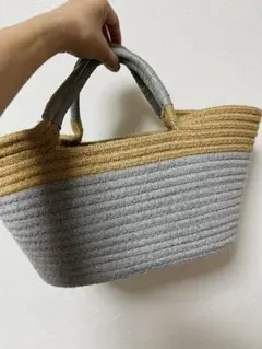 ✨✨♡上品ナチュラルで大人可愛い♡季節感たっぷりの編みバッグ♡キラキラのラメ糸♡