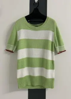 ダブルスタンダードクロージング ボーダー サマーニット