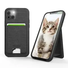 PROXA iPhone 13 用 多機能 ケース 6.1インチ スタンド付き