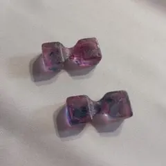 未使用保管品✨京焼 清水焼 紫泉 花あじさい 箸置き 2個✨紫陽花 箸置