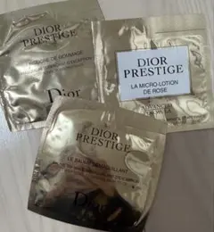 Dior プレステージ　サンプル　メイク落とし洗顔料化粧水3点セット
