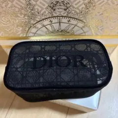 Dior ノベルティ ブラックメッシュポーチ 未使用品