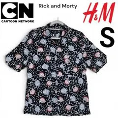 ⭐H&M•RICK AND MORTY•リックアンドモーチィ•半袖シャツ•Sのサムネイル