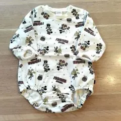 【水通しのみ未着用】ミッキーミニーディズニー ロンパース 70cm