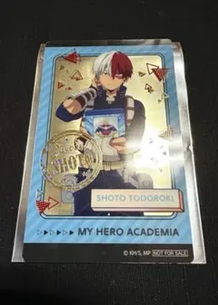 箔押し有✴︎ ヒロアカ　バンダイナムコ　クリアカード　轟焦凍