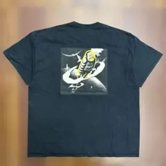 GILDAN Tシャツ YUMDDA バックプリント 古着 黒 2XLサイズ