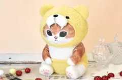 mofusand くまにゃん ぬいぐるみ ＆ みつばちにゃん スクエアクッション