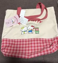 新品　ハローキティトートバッグ　エコバッグのサムネイル