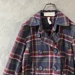AEROPOSTALE　ジャケット　長袖シャツ　チェック　ダブルボタン　LO19