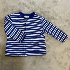 【ラルフローレン】90サイズ　青と白のストライプ