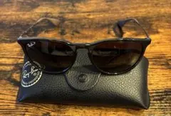 【※ケースなし】Ray-Ban ブラック キャットアイ サングラス