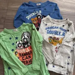 DOUBLE.B 半袖Tシャツ 3枚セット - メルカリ