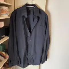 コムサイズム　綿100% ドット柄　Yシャツ　古着