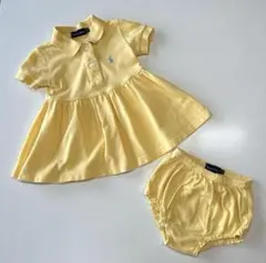 mippo様【ラルフローレン】ワンピース　パンツセット　イエロー　春夏　70