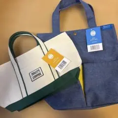 TULLY'S COFFEE トートバッグ 2点セット