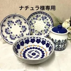 ☆レア柄☆ポーリッシュポタリー プレート皿3点セット - メルカリ