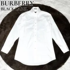 BURBERRY BLACK LABEL バーバリー 白 長袖 シャツ