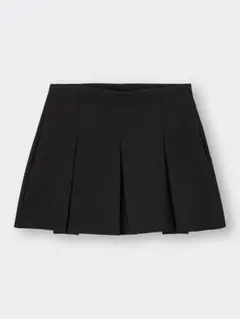 【GU】ローウエストプリーツミニスカート