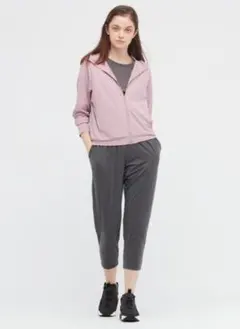 UNIQLO エアリズムUVカットメッシュパーカー（リラックス・長袖）