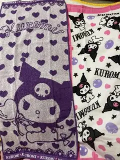 サンリオ  クロミ  フェイスタオル2枚組  ②