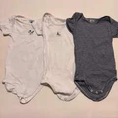 Petit Bateau ベビー肌着 3点セット