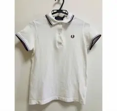 FRED PERRY ケーブル編みポロシャツ 半袖 ホワイト UK 10 試着のみ FRED PERRY ホワイト ポロシャツ UK 10 - メルカリ