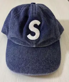 Supreme Pigment S Logo 6-Panel Navy FW24