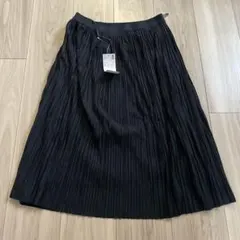 UNIQLO プリーツスカート ブラック Mサイズ 新品のサムネイル