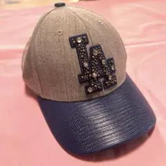 MLB LA Dodgers キャップ ビジュー装飾