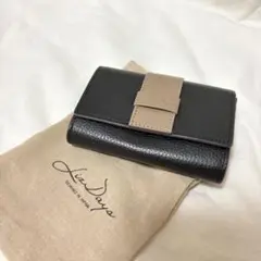 LIZDAYS リズデイズ 財布 ミニ財布 スキミング防止 本革 ブラック