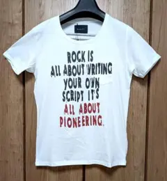 LOUNGE LIZARD★「ROCK IS…」ラバープリントTシャツ★新品のサムネイル