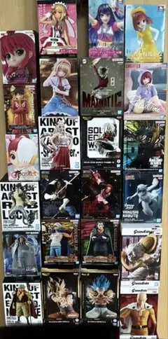 ドラゴンボール、ワンピース、美少女フィギュア