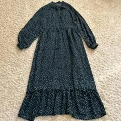 ワンピース　グリーン　Mサイズ RETRO GIRL