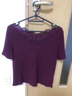 レース トップス カットソー