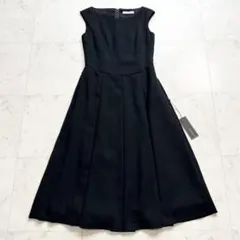 PRADAプラダトライアングルロゴアシンメトリーロングワンピース 
