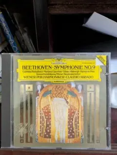 ベ-ト-ベン　交響曲９番　アバド指揮　ウィ-ンpo