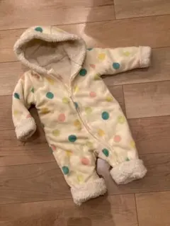 子供服　kids zoo  ジャンプスーツ　カバーオール　ドット　女の子　80