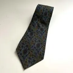 バレンシアガ 90s 花柄 刺繍 ジャガード シルク 100% ネクタイ 日本製 バレンシアガ 90s 花柄 刺繍 ジャガード シルク 100% ネクタイ 日本製