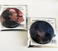 プロセカ　グリッター缶バッジ　青柳冬弥　ビビバス　29 30 A 特訓後　特訓前