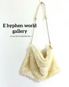 美品❣️ E hyphen world gallery PEACE ファー