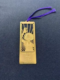 【非売品/超希少】ワンピース　ルフィ　金の栞（しおり）　ジャンプ懸賞品 非売品/超希少】ワンピース ルフィ 金の栞（しおり） ジャンプ懸賞品