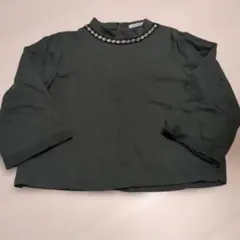 Ray Cassin 長袖七分袖カットソー ビジュー付