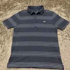 【LACOSTE】ボーダーポロシャツ