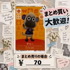 デリー　amiibo あつ森　アミーボカード
