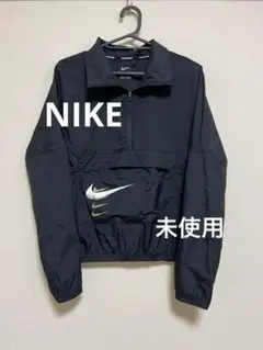Nike ブラック ハーフジップ ウィンドブレーカー
