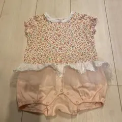 【美品】ミキハウス　MIKI HOUSE ロンパース　70cm