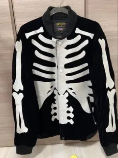 美品】VANSON バンソン コットンズ スケルトン ボーン スタジャン M