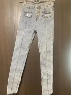 ANAP スキニージーンズ サイズS ライトブルー