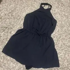 FOREVER 21 ネイビー オールインワン S