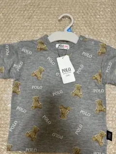 【即日発送】新品タグ付き POLO Baby 半袖Tシャツ グレー 80cm